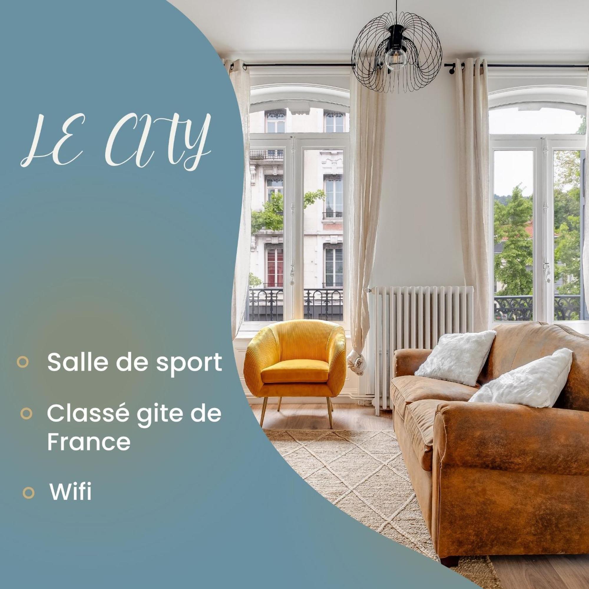 Grand Appartement «  City » Spacieux Et Moderne Сент-Етьєн Екстер'єр фото